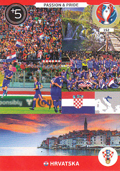 Passion & Pride Croatia Panini UEFA EURO 2016 #152